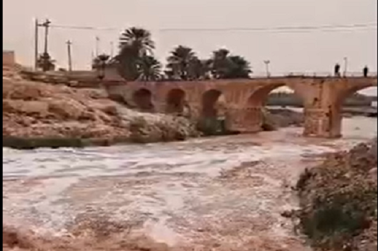 Terminal station staff in Haditha monitors the runoff events of Hajlan valley